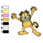 Garfield 41 Embroidery Design